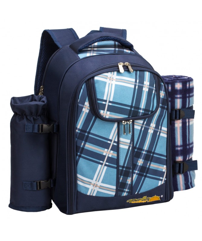 APOLLO WALKER 4 Person Picnic Backpack with Cooler Compartment