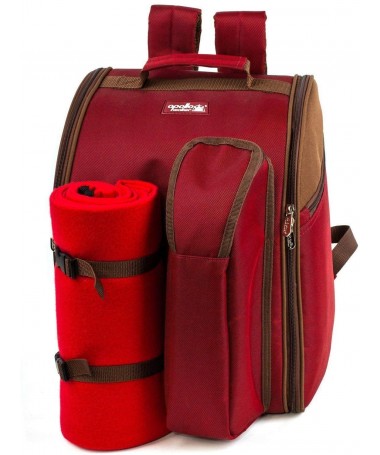 Apollo Walker Picnic Backpack Bag 4 Person w/Cooler Compartment Wine  Bag,Blanket
